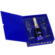 Pommery Brut Royal ir 2 taurės (dovanų dėžutėje)